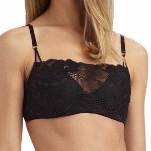 Natori Bra Black 34B Lace Camisole Underwire Bra Size 34C